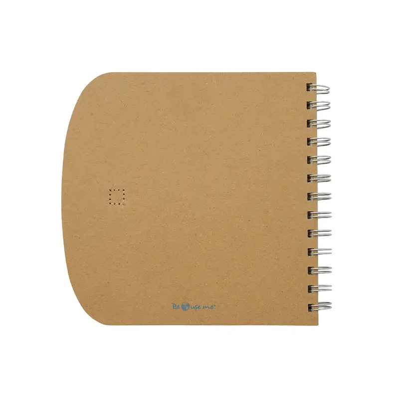 Cuaderno Eco 2 cartón reciclado, espiral metálica