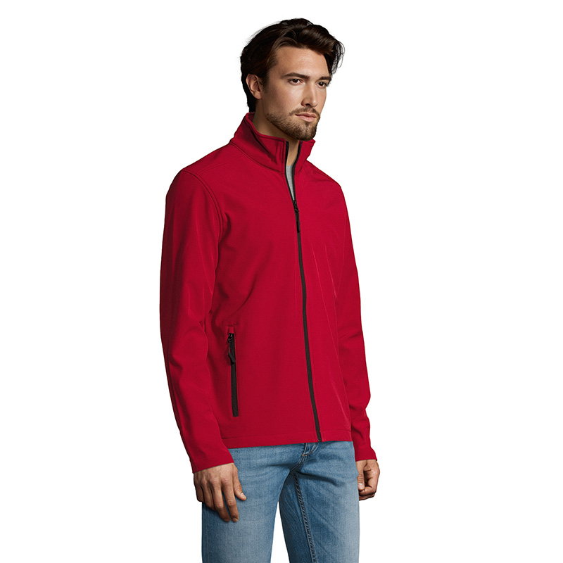 Chaqueta Softshell Race Hombre 96% poliéster