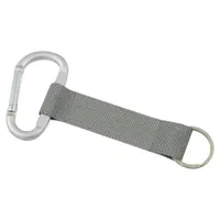 Llavero-Lanyard Mosquetón poliéster anillo metálico
