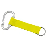 Llavero-Lanyard Mosquetón poliéster anillo metálico