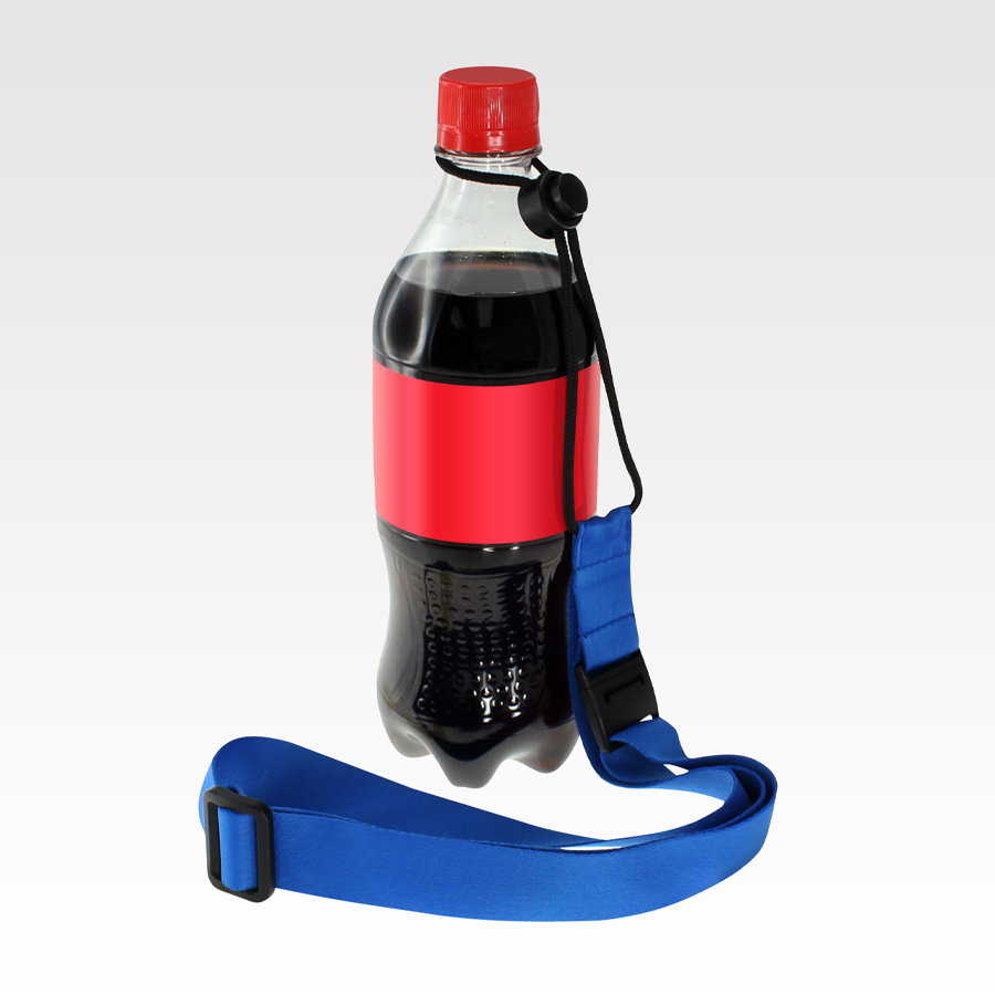 Lanyard Porta-Botella poliéster 2.5 x 90 cm — vista destacada