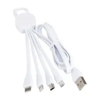 Connect Multicargador Blanco plástico TPE