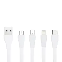 Connect Multicargador Blanco plástico TPE