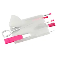 Card Tool Manicure Set 8-en-1 plástico y metal