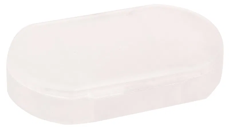 Pastillero Trizone PVC traslúcido, 3 compartimentos Pastillero Trizone PVC traslúcido, 3 compartimentos