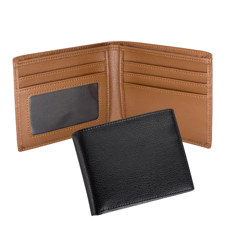 Billetera De Cuero bifold 8 compartimentos Billetera De Cuero bifold 8 compartimentos