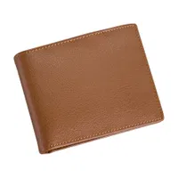Billetera De Cuero bifold 8 compartimentos
