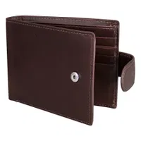Deluxe Billetera De Cuero cuero broche