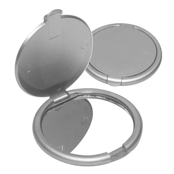 Espejo Plateado Ø 6.3 cm redondo personalizado con logo empresa - Espejos corporativo Chile