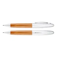 Deluxe Bolígrafo Bamboo/Metal bambú, tinta azul