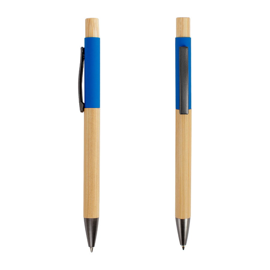 Bolígrafo Ecológico De Bamboo Eva bambú tinta azul — vista destacada