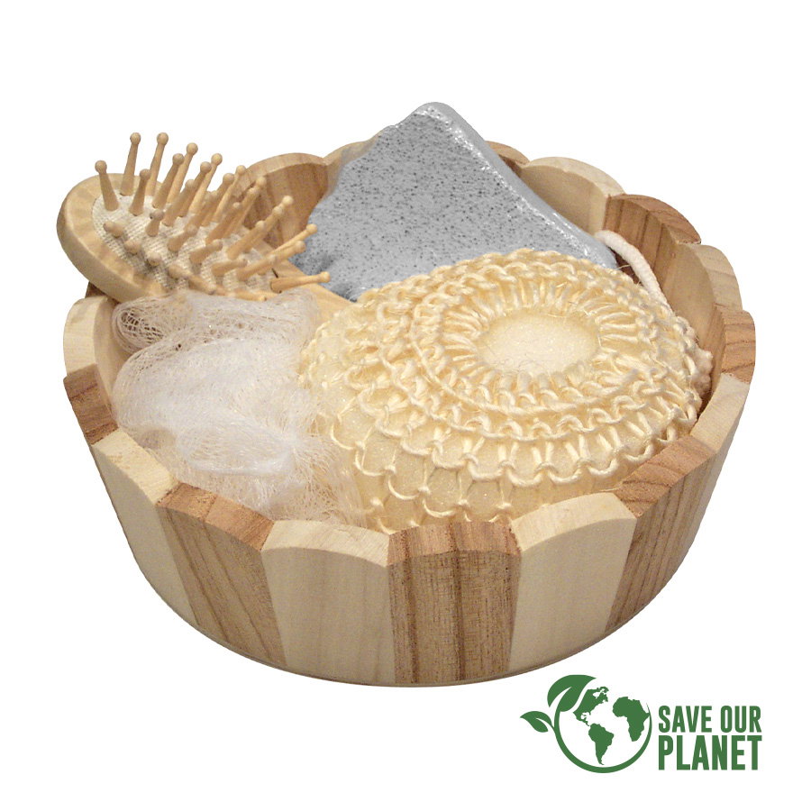 Canasto Spa Redondo madera Ø 17 x 5 cm — vista destacada
