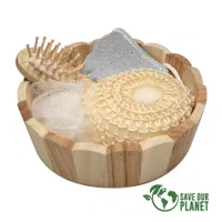 Canasto Spa Redondo madera Ø 17 x 5 cm