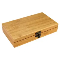 Set De Vino De Bamboo caja bambú 4 piezas
