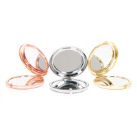 Espejo Metálico Doble Con Aumento Bardot. inox