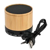 Parlante Altavoz Bluetooth De Bamboo Wave bambú