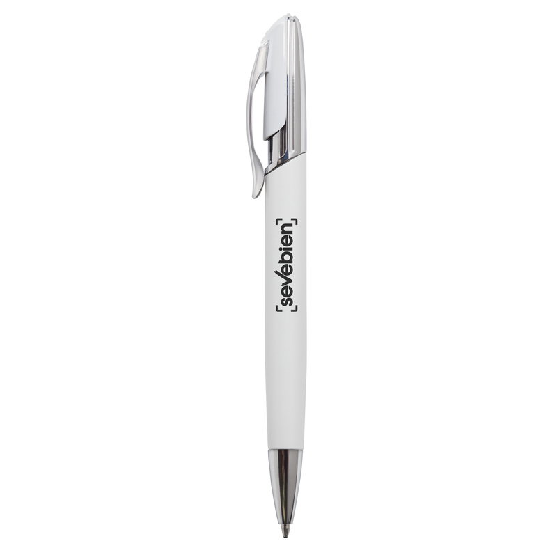 Bolígrafo Galax aluminio, tinta negra