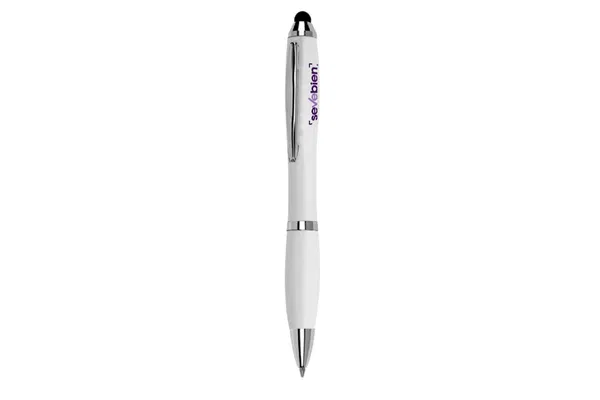 Bolígrafo Touch Twist plástico y puntero táctil personalizado con logo empresa - Bolígrafos Touch corporativo Chile