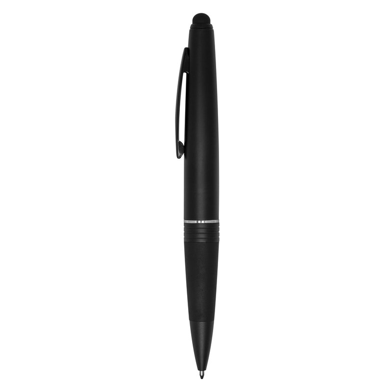 Bolígrafo Touch Marusi negro mate, punta capacitiva