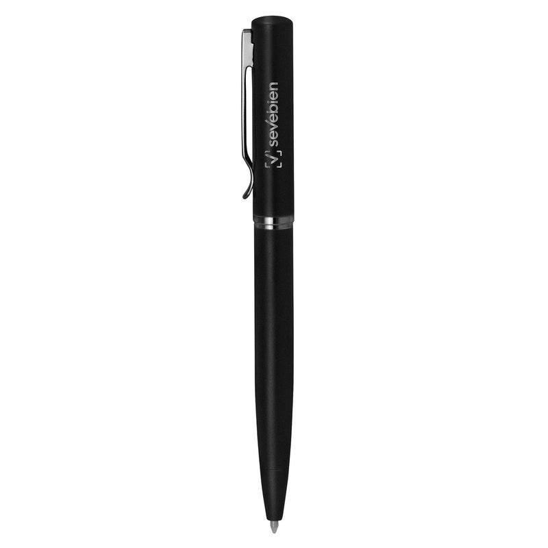 Bolígrafo Top Gun metal negro mate