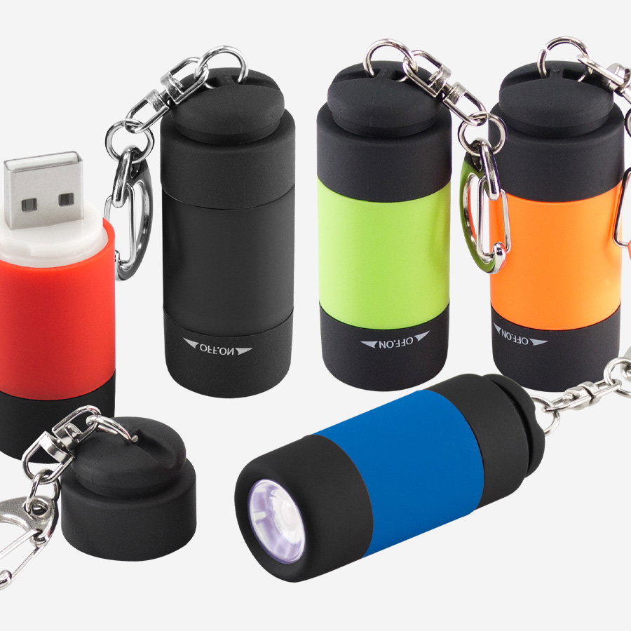 Llavero-Linterna Led Cargador Usb recargable — vista destacada