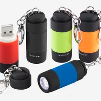 Llavero-Linterna Led Cargador Usb recargable