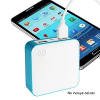 Cargador Deluxe Power Bank 8400mah plástico rígido