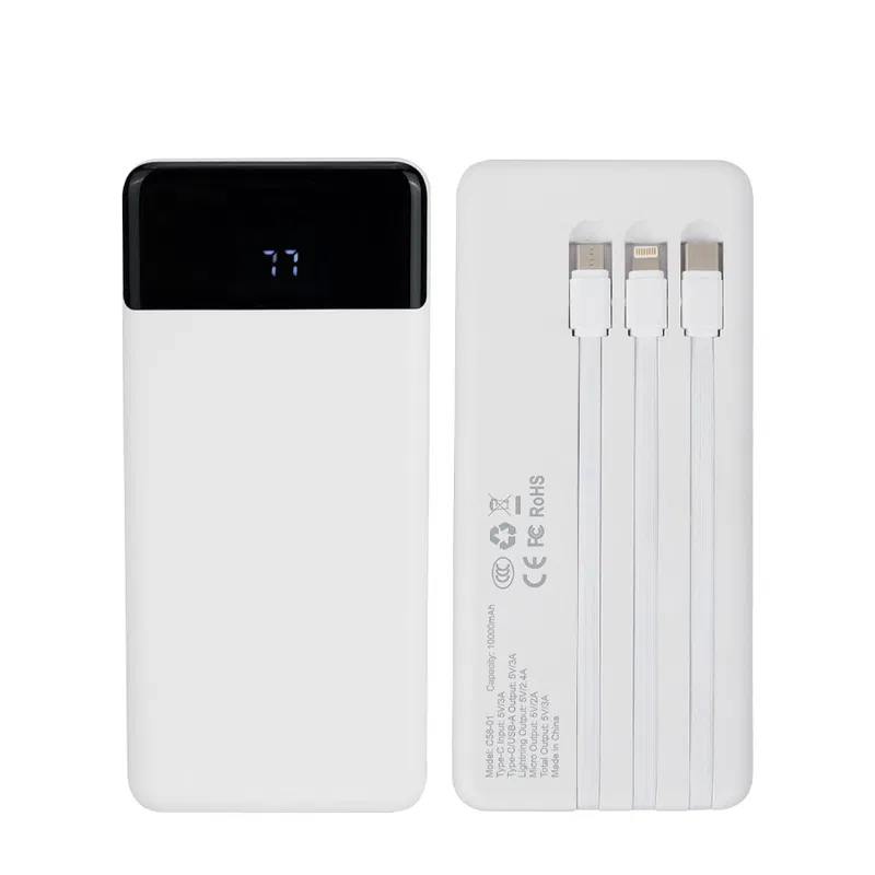 Deluxe Cargador Power-Bank 10.000 Mah plástico