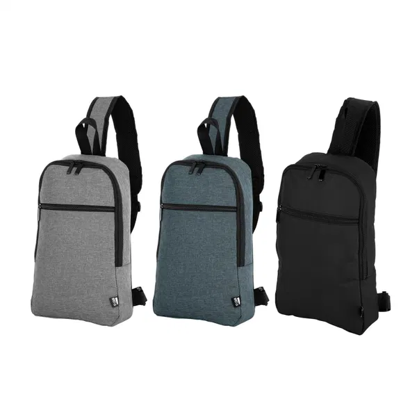 Bandolera Morris 5 L poliéster personalizado con logo empresa - Merchandising corporativo Chile