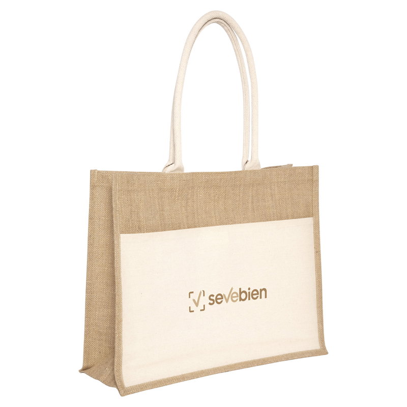 Bolsa De Algodón Y Yute Yucatán 24 L yute y lona