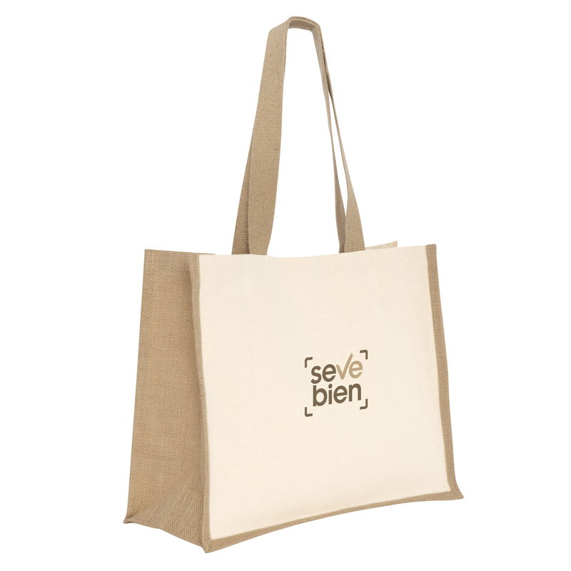 Bolsa De Algodón Y Yute Yari 20 L yute y lona