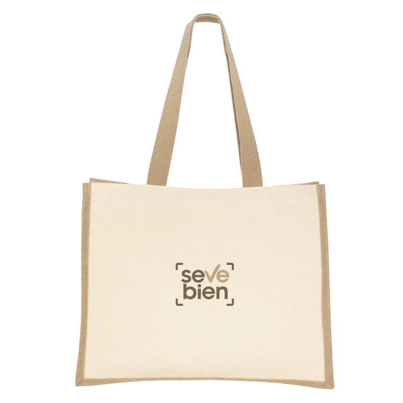 Bolsa De Algodón Y Yute Yari 20 L yute y lona