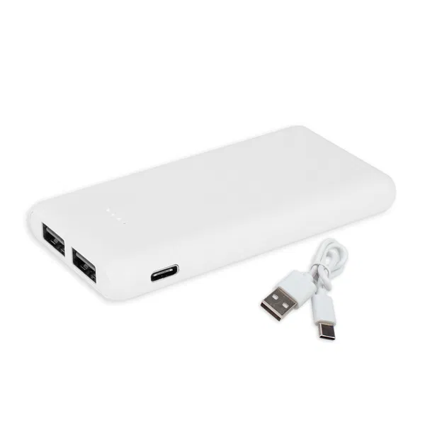 Cargador Power Bank 5000mah 5000mAh plástico rígido personalizado con logo empresa - Power Banks corporativo Chile