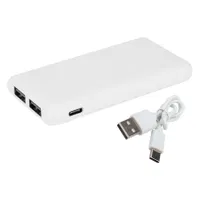 Cargador Power Bank 5000mah 5000mAh plástico rígido
