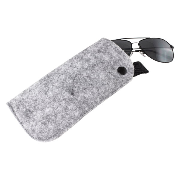 Estuche Porta-Lentes De Fieltro fieltro 300g/m2 personalizado con logo empresa - Merchandising corporativo Chile