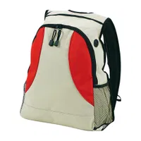 Mochila Bicolor poliéster 600D, 36 x 43 x 14 cm
