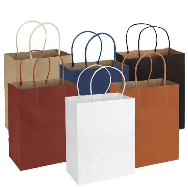 Bolsa De Papel 120g/M2 2 kg papel kraft personalizado con logo empresa - Merchandising corporativo Chile
