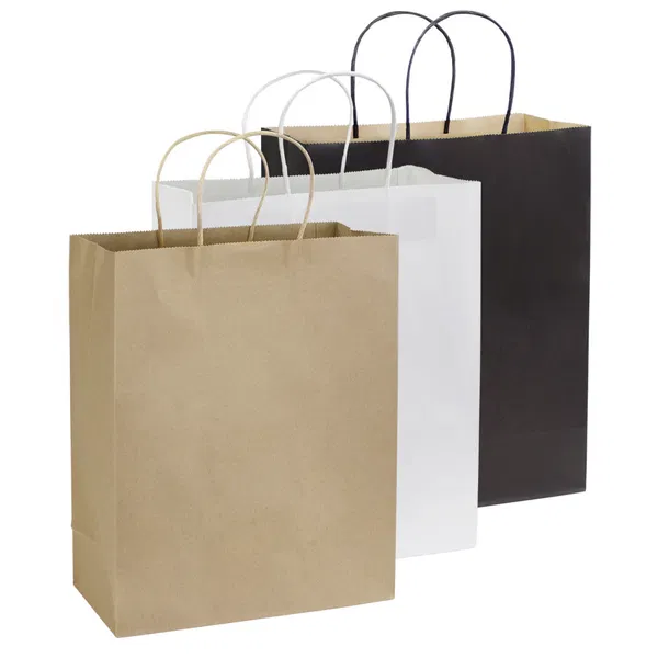 Bolsa De Papel 120g/M2 4 Kg papel kraft personalizado con logo empresa - Merchandising corporativo Chile
