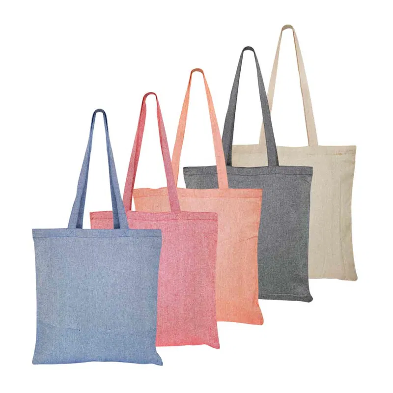 Bolsa De Algodón Reciclado Denim 130 g/m2