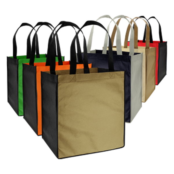 Bolsa Reutilizable Super tela TNT 33 x 37 x 25 cm personalizado con logo empresa - Merchandising corporativo Chile