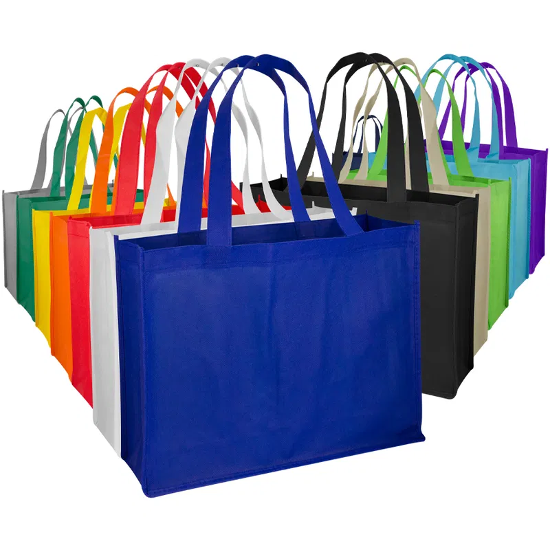 Bolsa Reutilizable Horizontal tela TNT 40x30x11 Bolsa Reutilizable Horizontal tela TNT 40x30x11