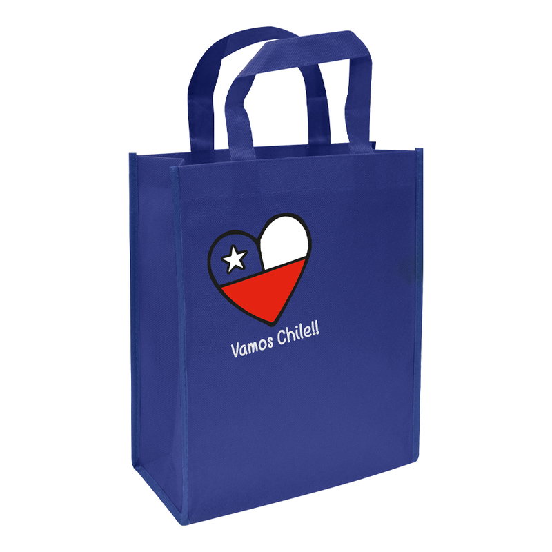 Bolsa Tnt Vamos Chile tela TNT 25 x 30 x 8 cm Bolsa Tnt Vamos Chile tela TNT 25 x 30 x 8 cm