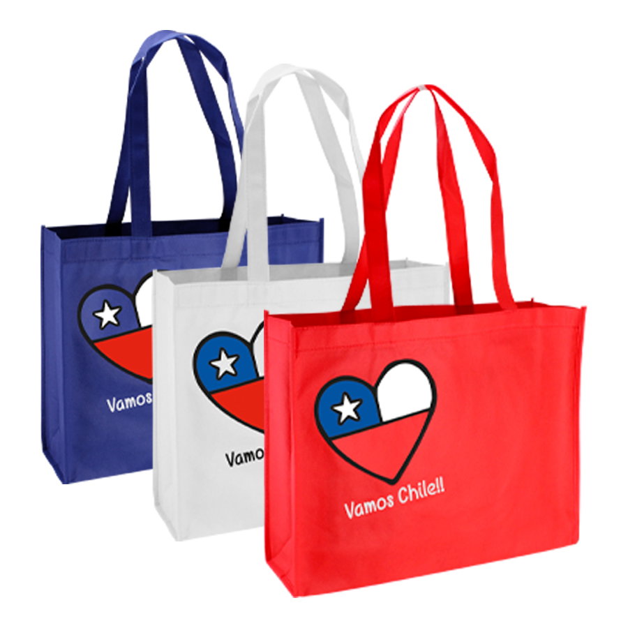 Bolsa Tnt Vamos Chile tela TNT plástico Bolsa Tnt Vamos Chile tela TNT plástico