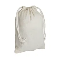 Saco 100% Algodón 120g, cierre cordón