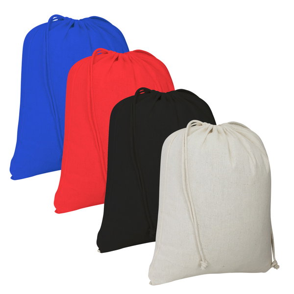Saco 100% Algodón 120g 28 x 34 cm personalizado con logo empresa - Merchandising corporativo Chile