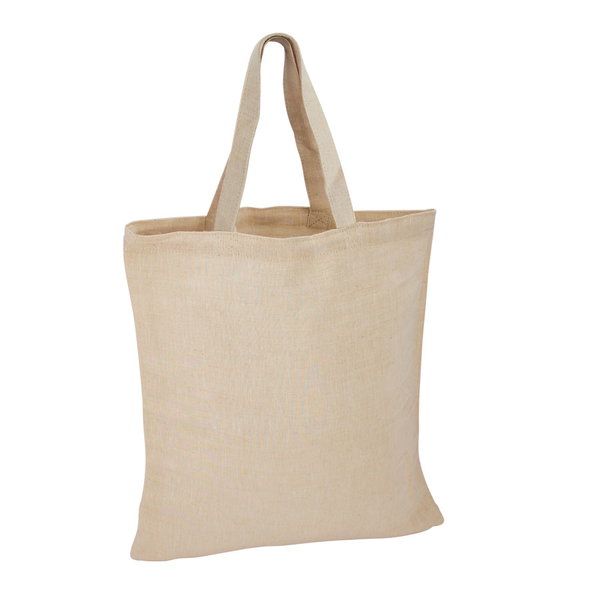 Bolsa De Yuco Calcuta 50% yute / 50% algodón personalizado con logo empresa - Merchandising corporativo Chile