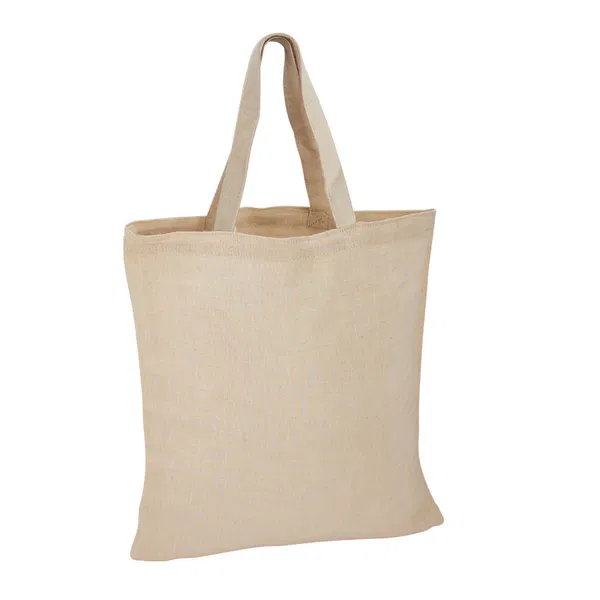 Bolsa De Yuco Calcuta 50% yute / 50% algodón personalizado con logo empresa - Bolsas de Yute y Juco corporativo Chile