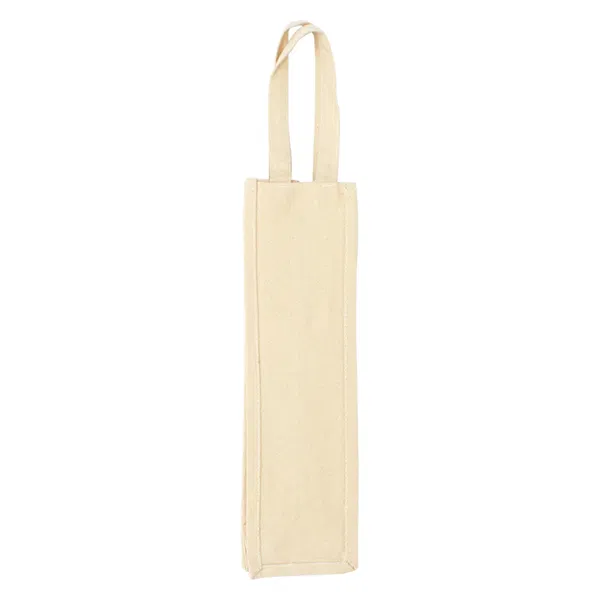 Bolsa Botella Vino 100% Algodón Canvas 10 oz personalizado con logo empresa - Bolsas para Botellas corporativo Chile