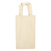 Bolsa 2 Botellas De Vino 100% Algodón 10 oz