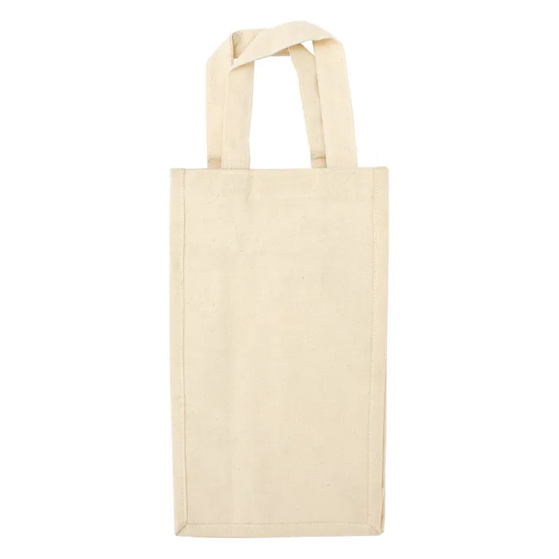 Bolsa 2 Botellas De Vino 100% Algodón 10 oz